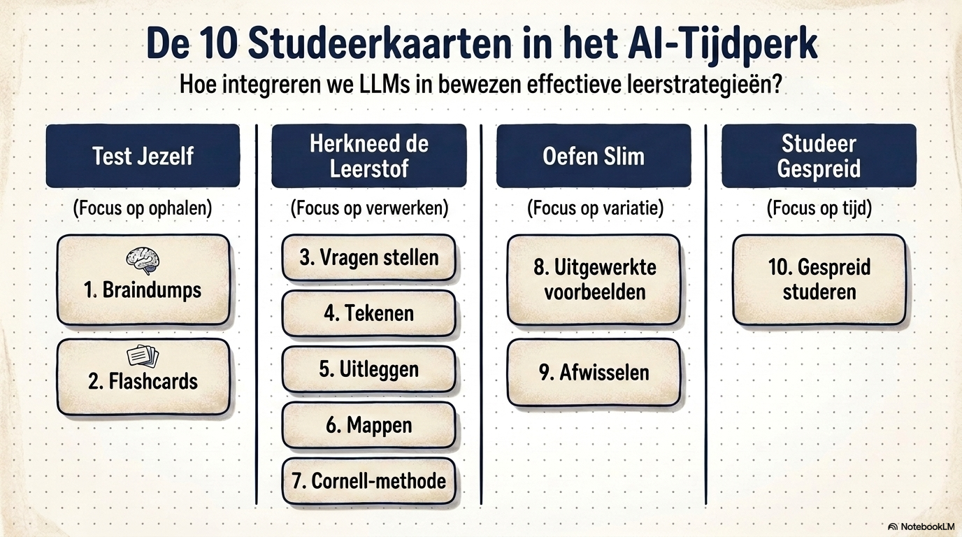 De studeerkaarten