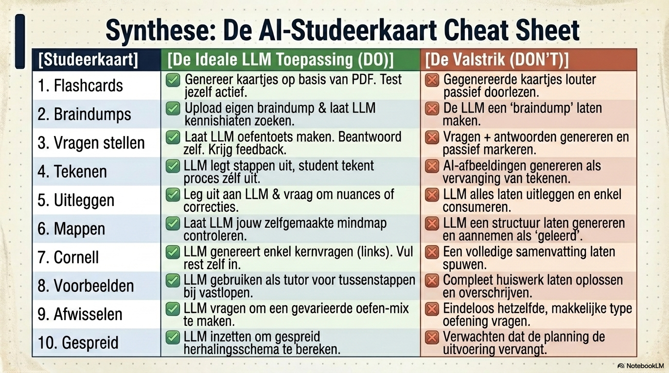 Cheat sheet