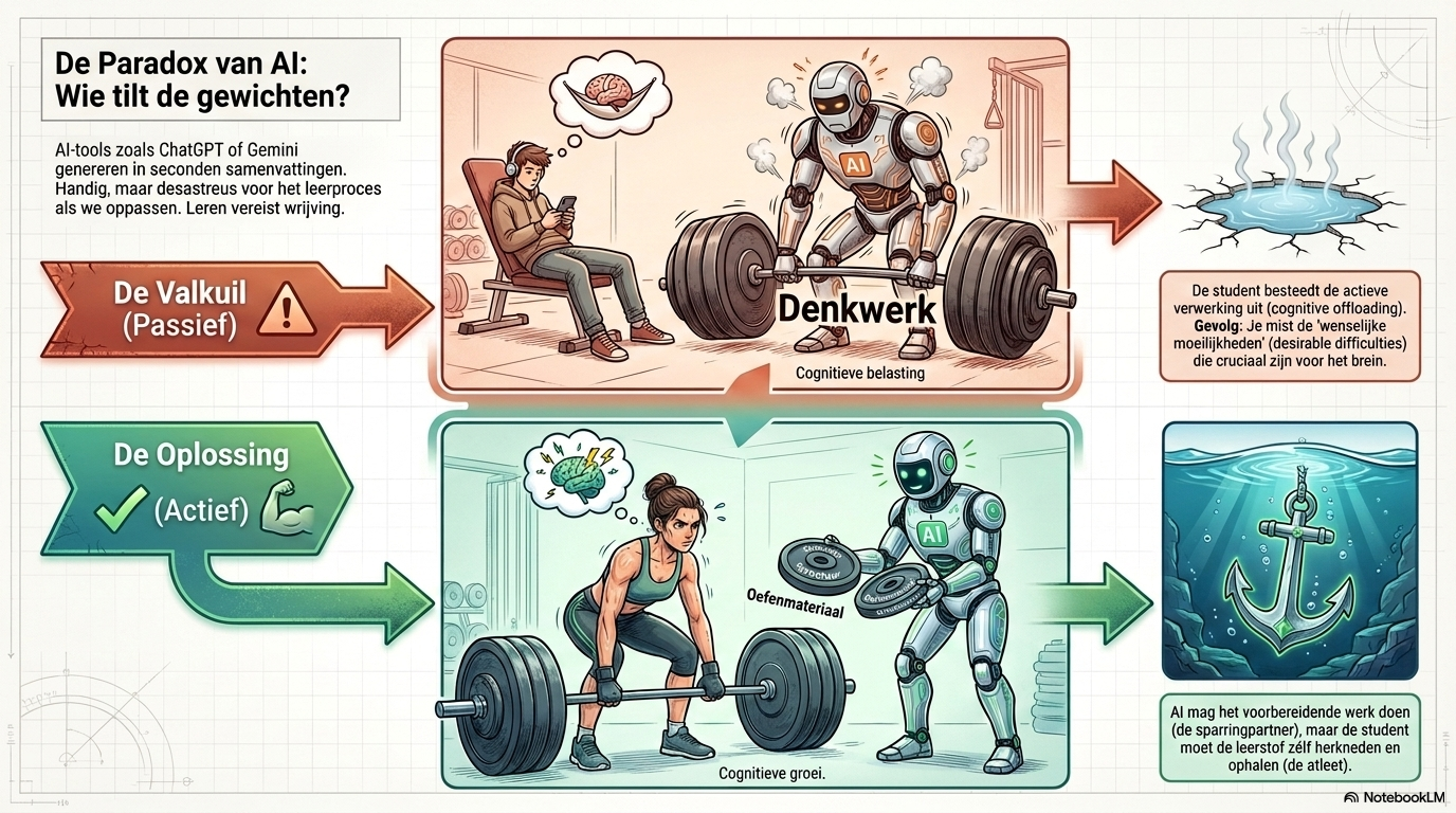 Generatief leren t.o.v. cognitieve offloading